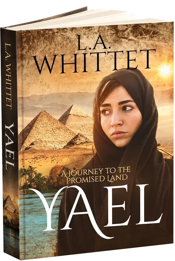 The Book "Yael" by LA Whittet slightly opened